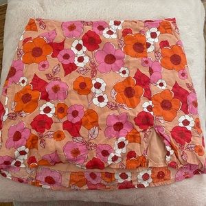 Urban Outfitters Floral Mini Skirt